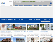 Tablet Screenshot of mig.cz